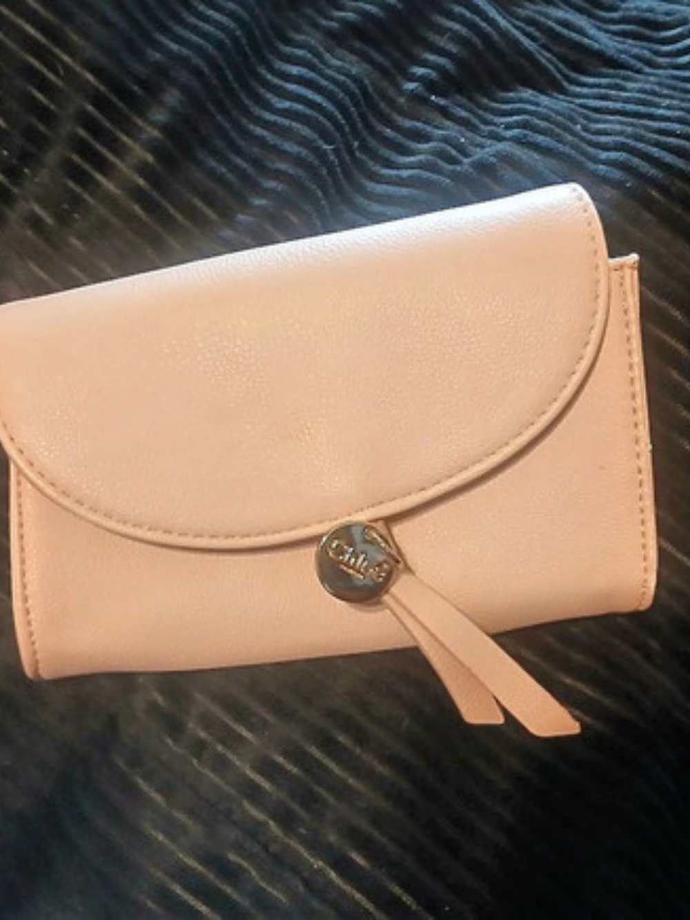 Chloe Wristlet Clutch in Pink Like New